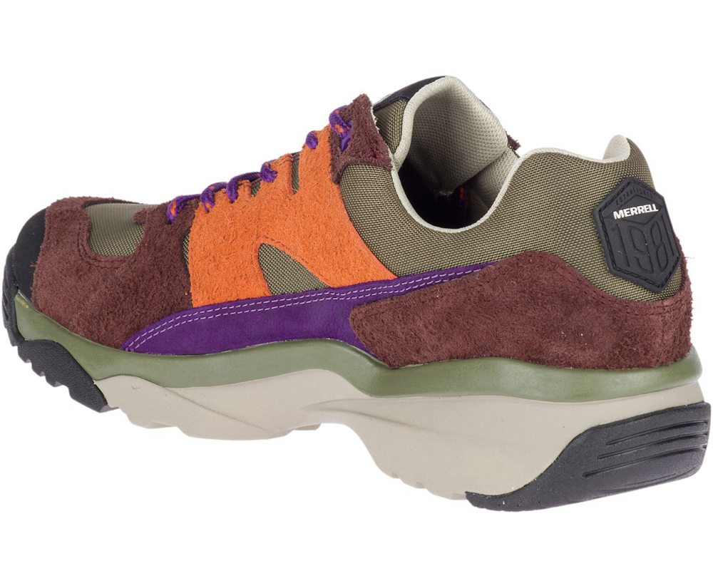 Tenis Homem - Merrell Boulder Range - Marrom/Laranja - PMC310865